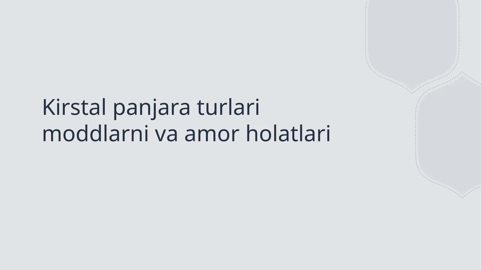 Kristal Panjara Turklari Haqida Kirish 1