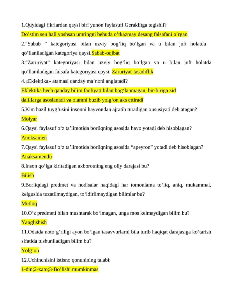 Falsafiy meselelar 1