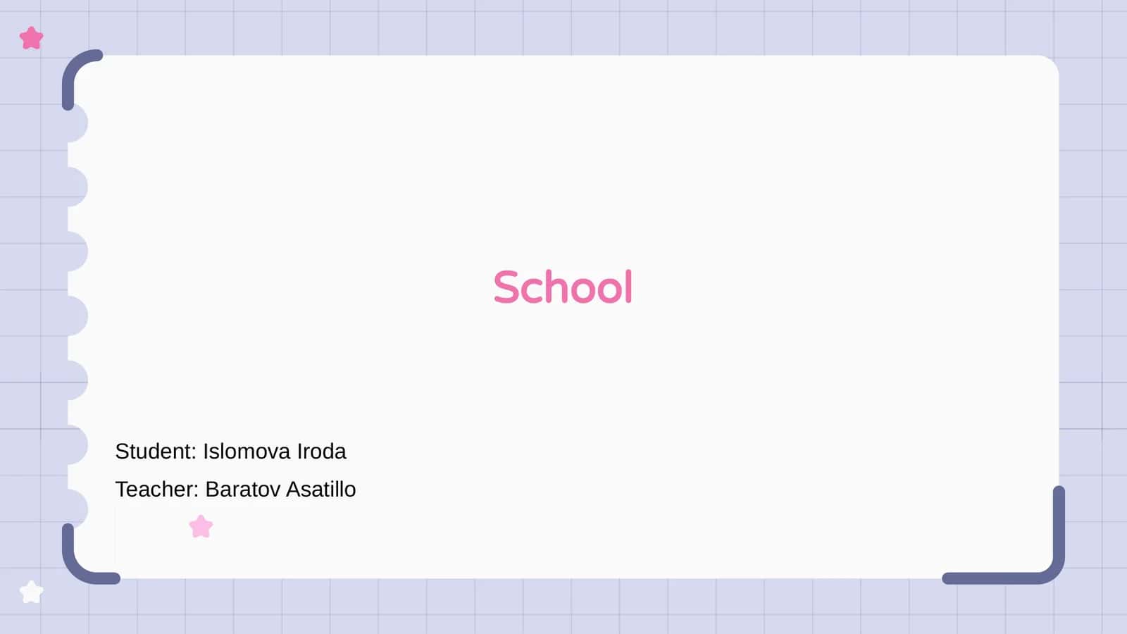 School 1