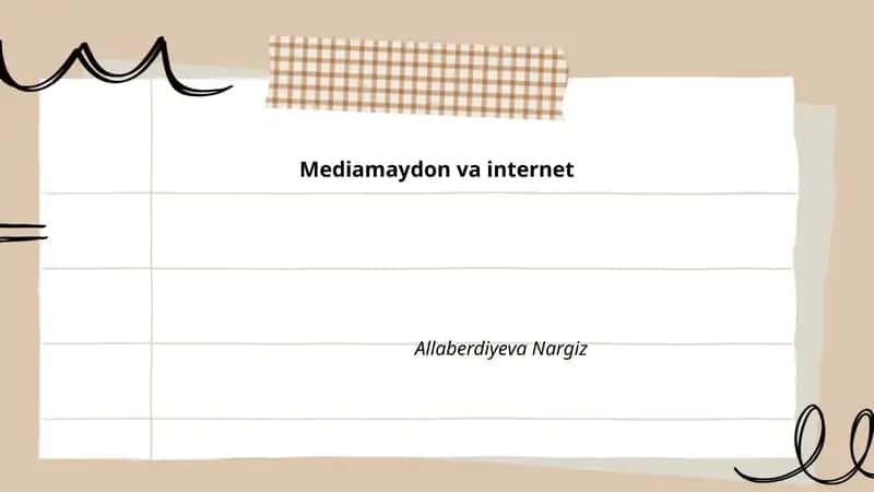 Mediamaydon va internet 1