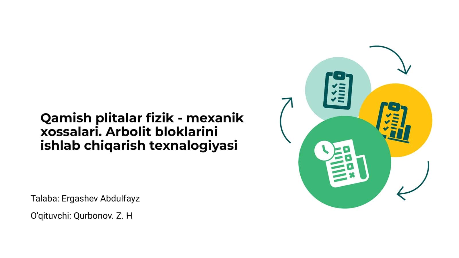 Qamish Plitalar: Umumiy Ma'lumotlar 1