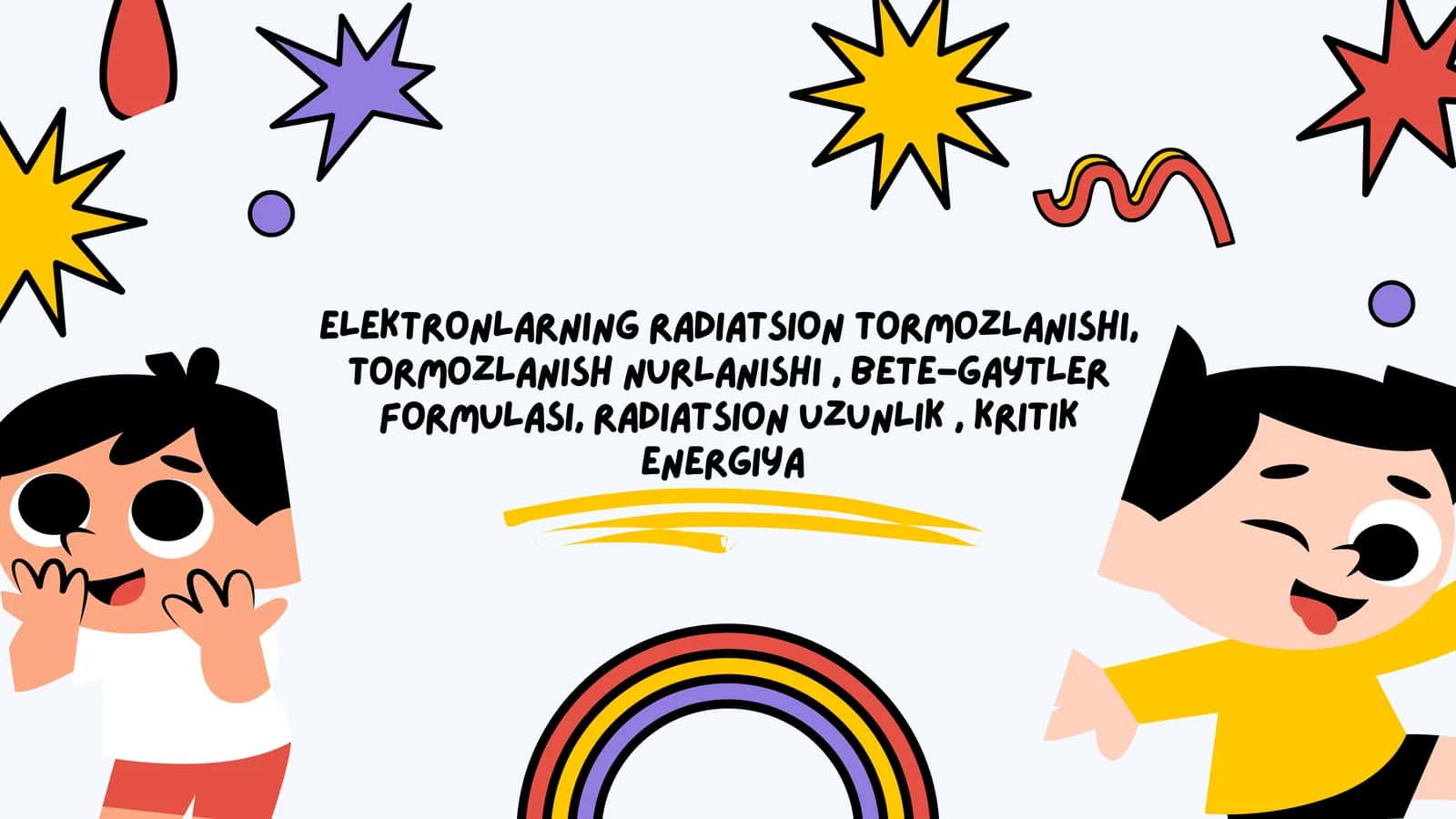 ELEKTRONLARNING RADIATSION TORMOZLANISHI 1