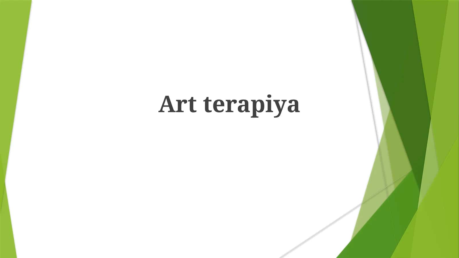 San'at terapiyasi 1