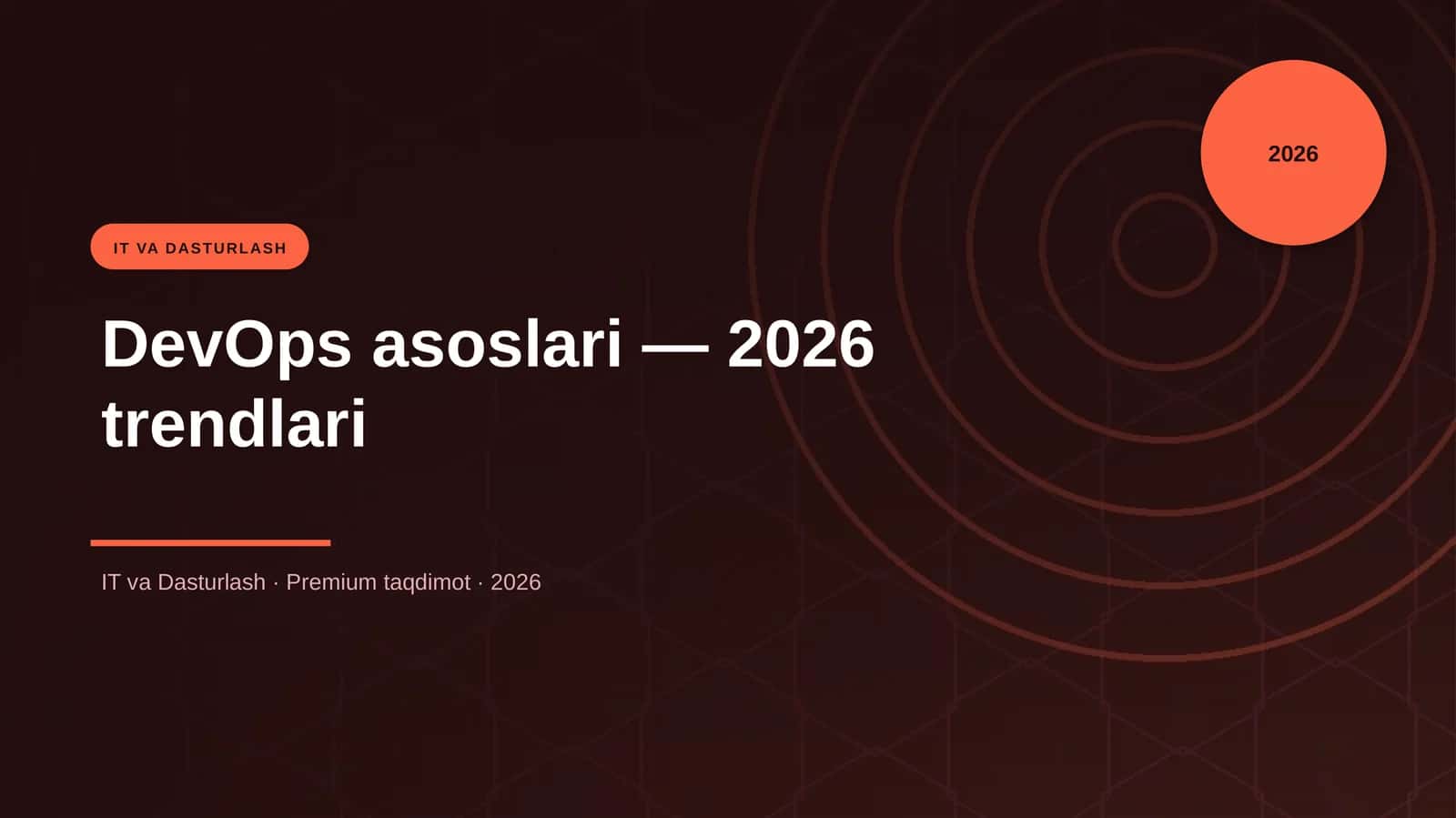 DevOps asoslari — 2026 trendlari 1
