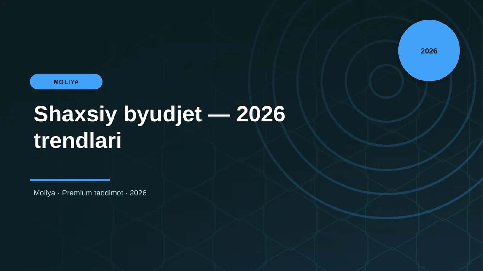 Shaxsiy byudjet — 2026 trendlari 1