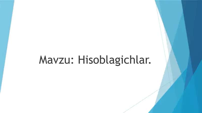 Hisoblagichlar 1