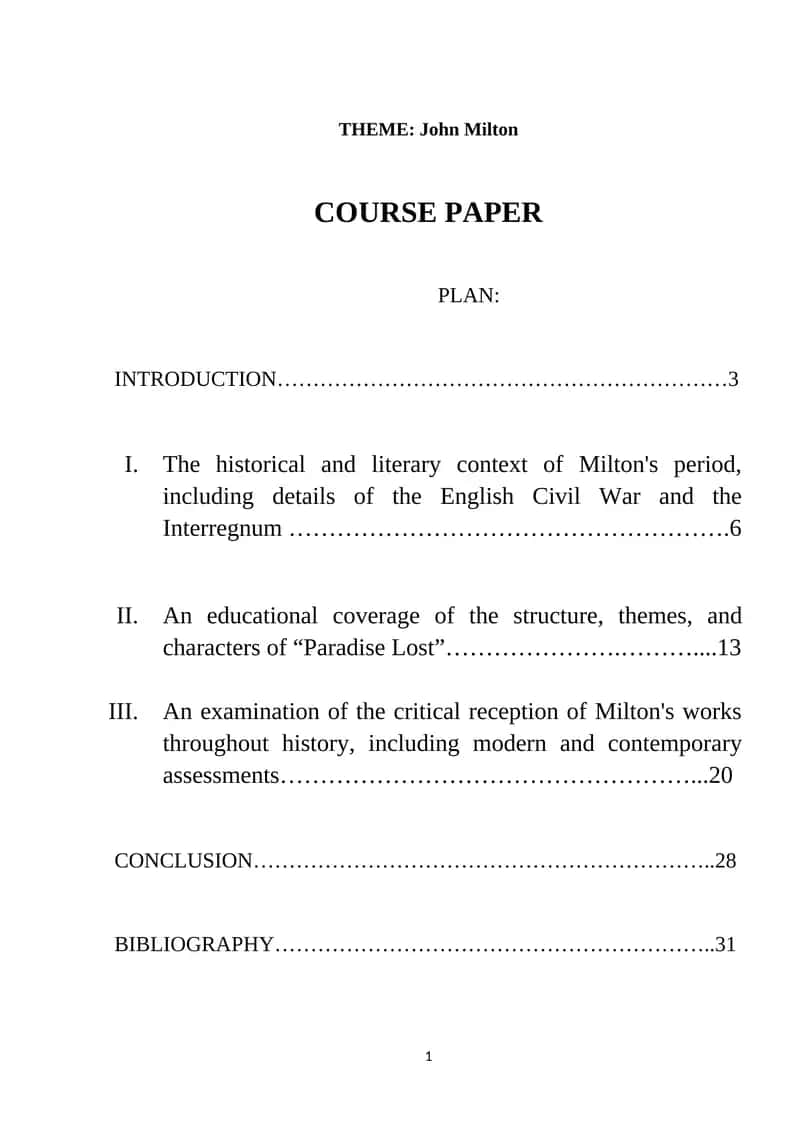 John Milton 1