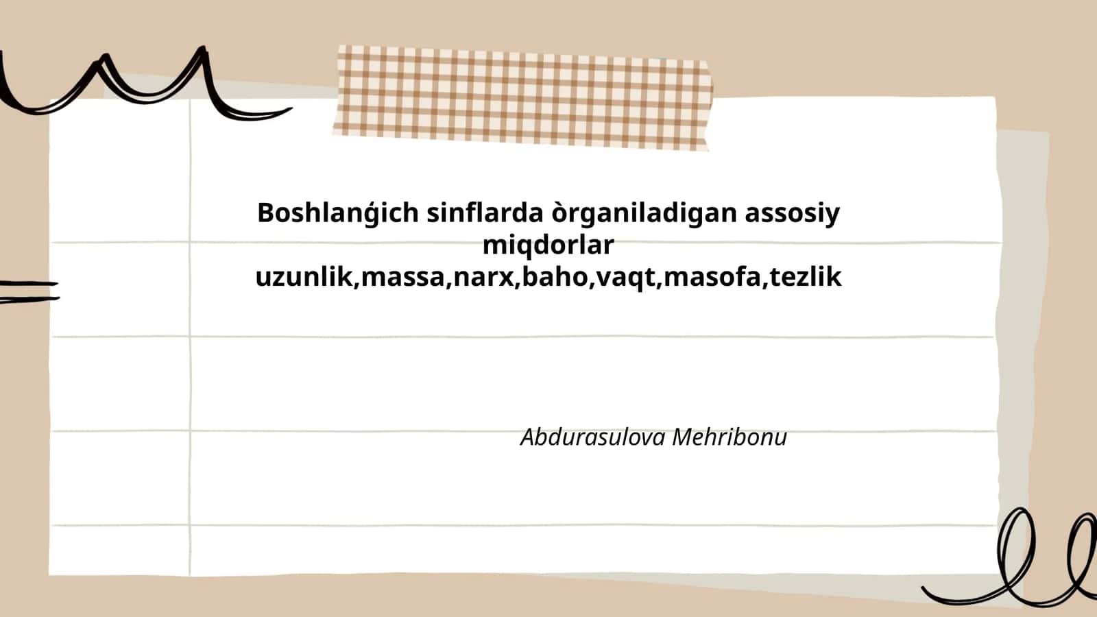 Uzunlik birliklari 1