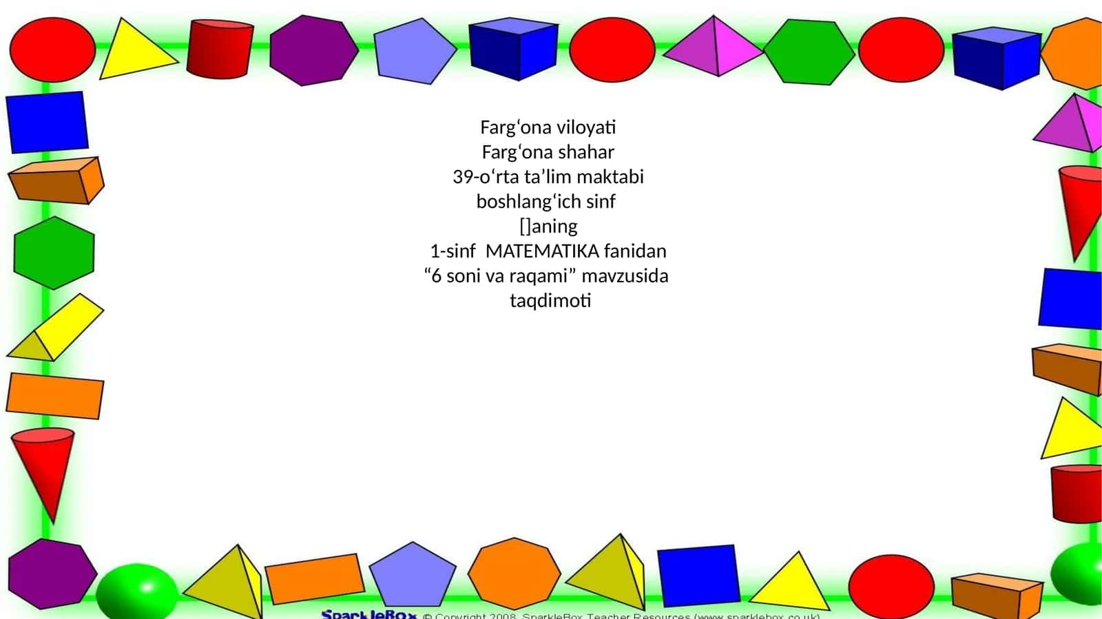 6 soni va raqami 1