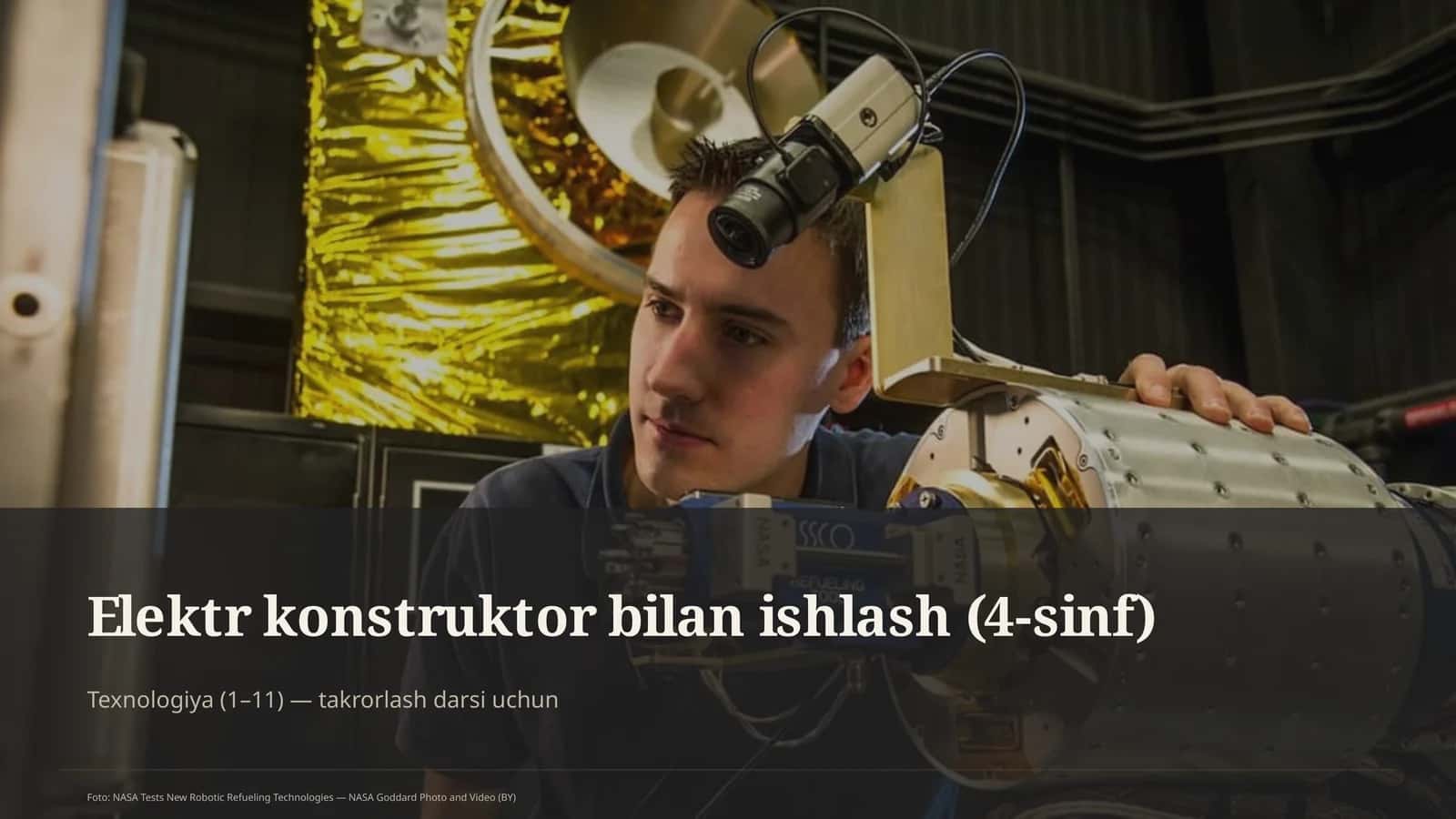 Elektr konstruktor bilan ishlash (4-sinf) 1