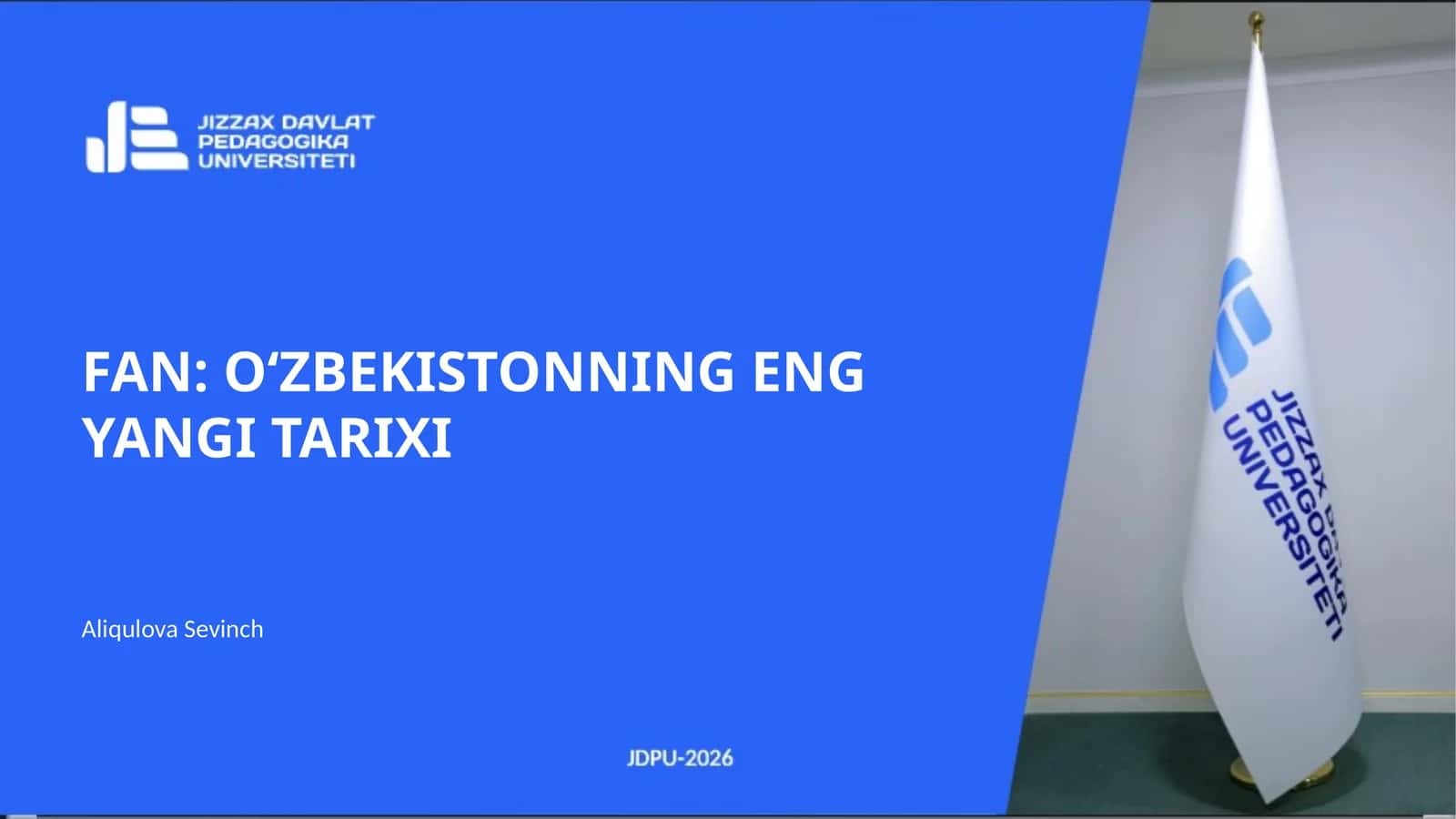 Oʻzbekistonning Eng Yangi Tarixi 1
