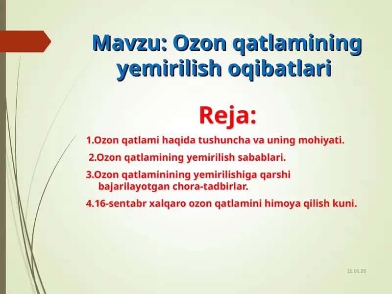 Ozon qatlami 1