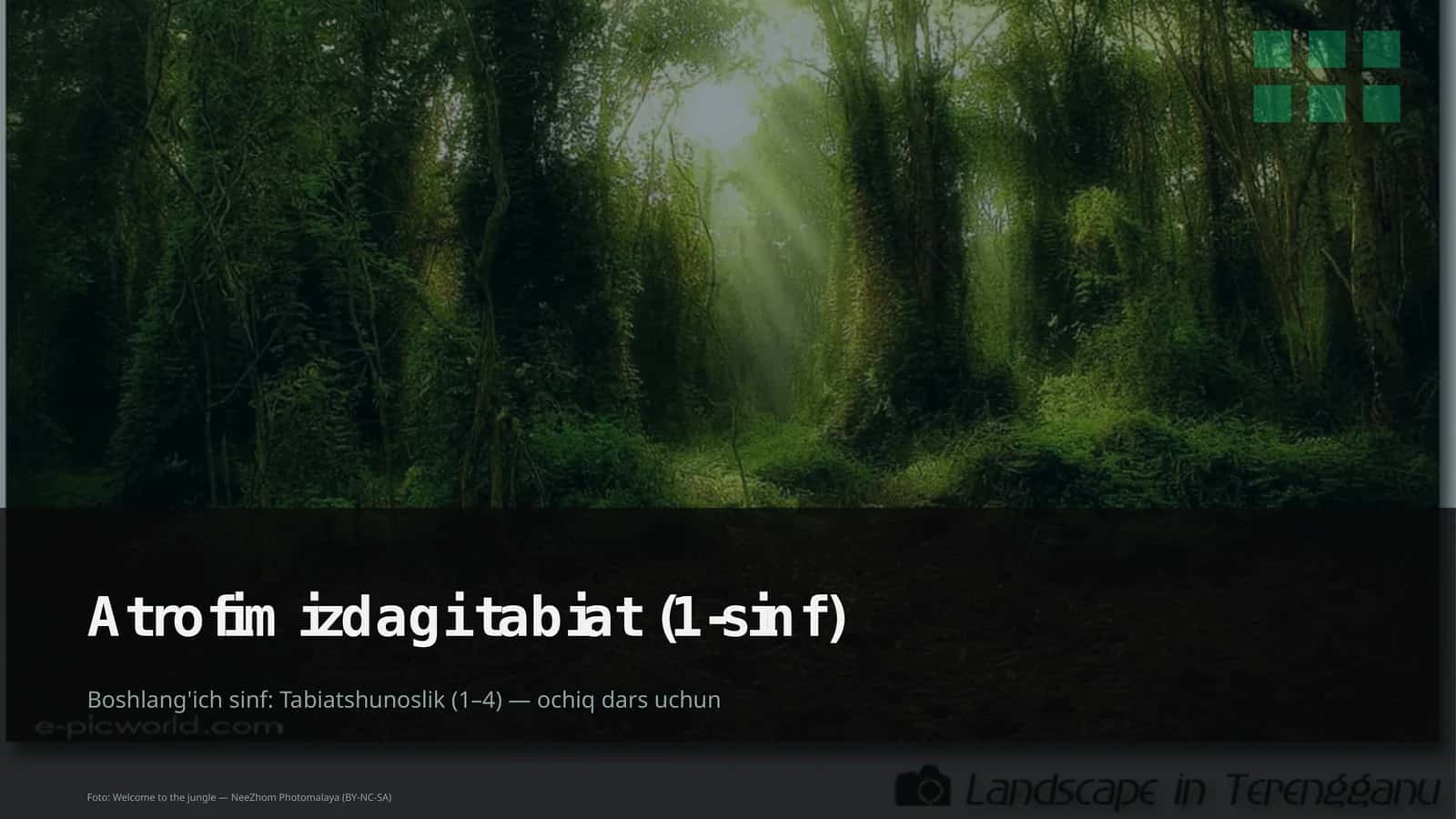 Atrofimizdagi tabiat (1-sinf) 1