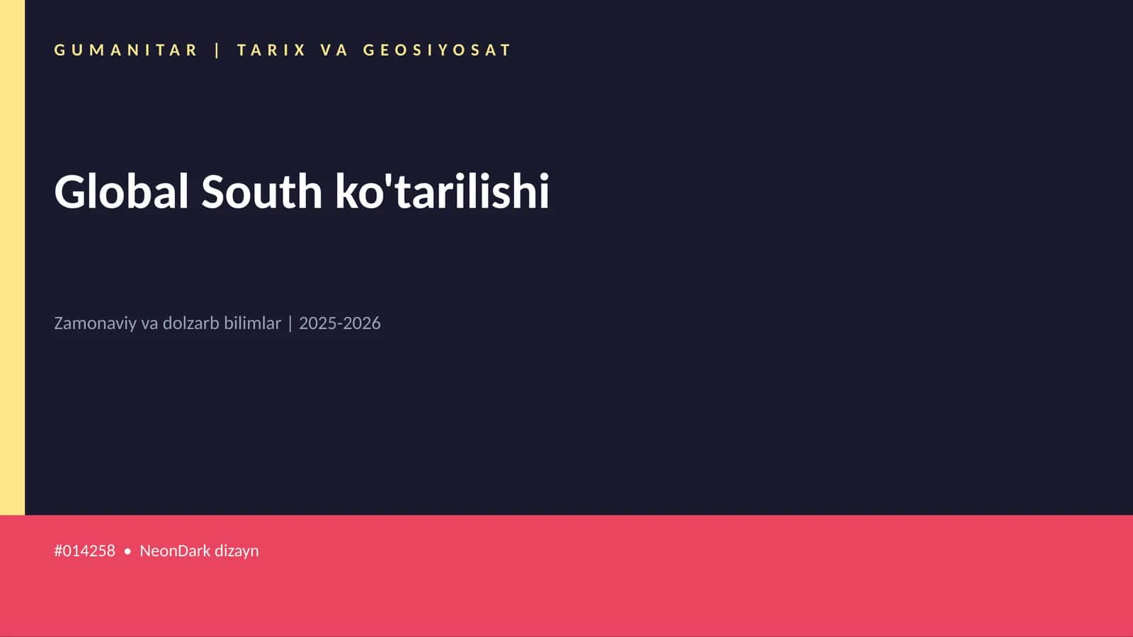 Global South ko'tarilishi 1
