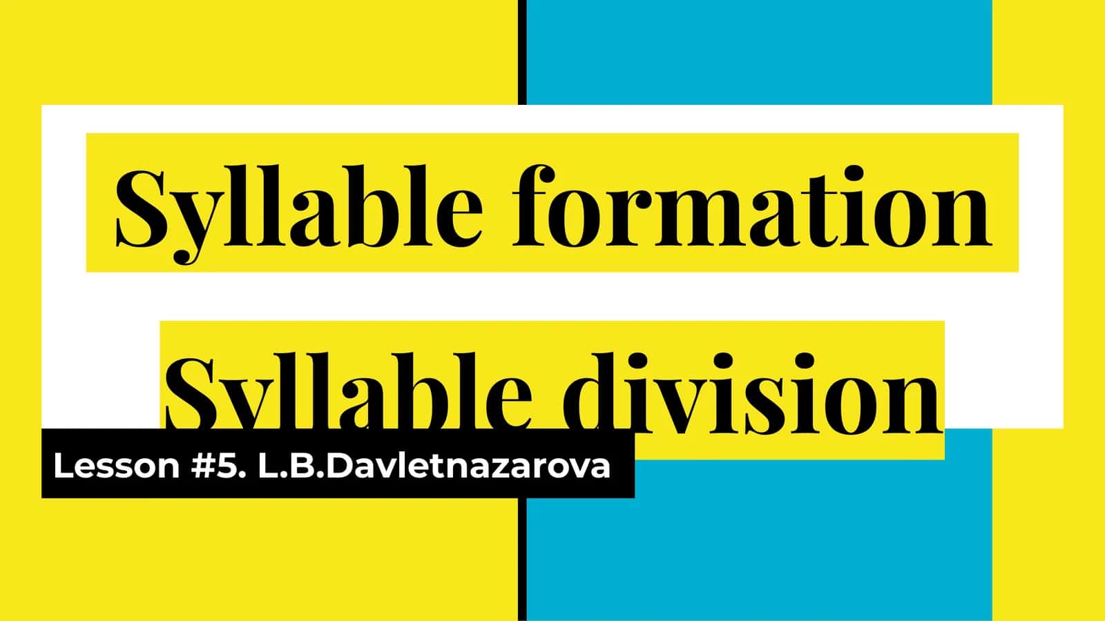 Lesson#5.L.B.Davletnazarova 1