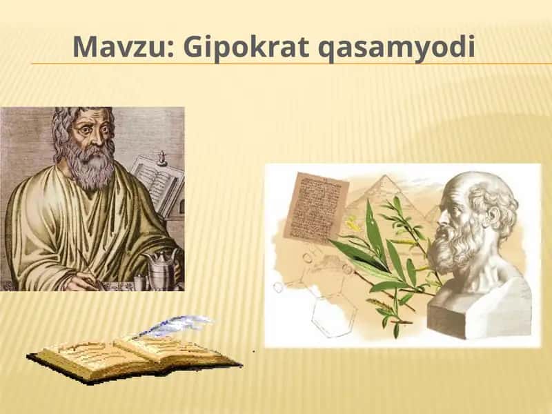 Gipokrat  qasamyodi 1