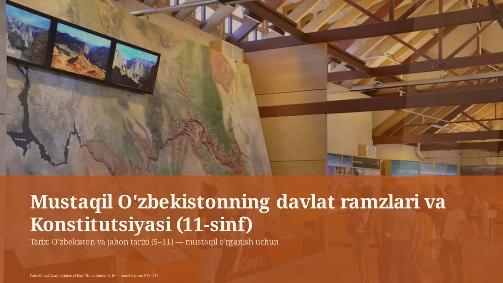 O'zbekistonning davlat ramzlari va Konstitutsiyasi (11-sinf) 1