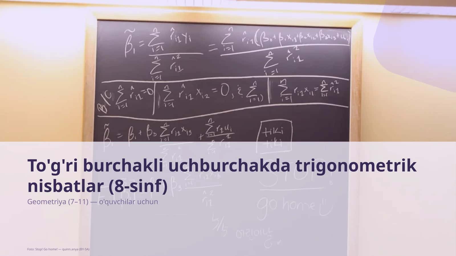 Trigonometrik nisbatlar 1
