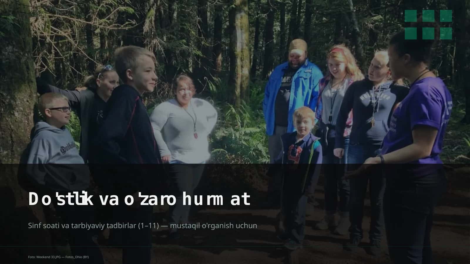 Sinf soati va tarbiyaviy tadbirlar 1