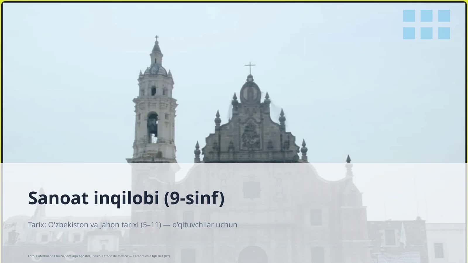 Sanoat inqilobi (9-sinf) 1