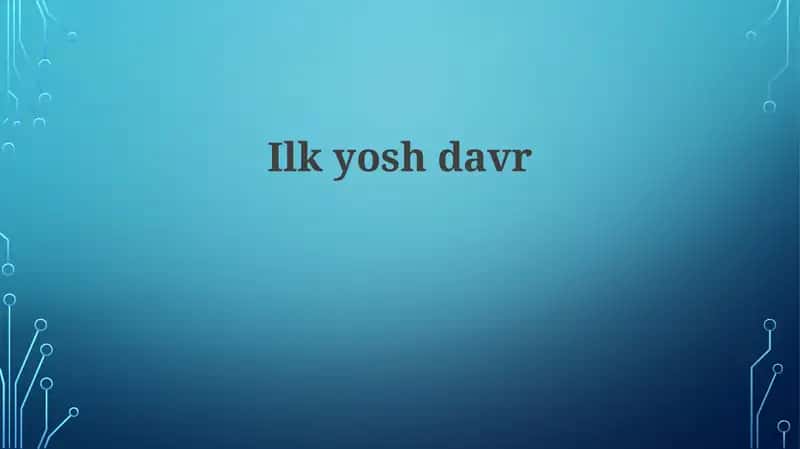 Ilkyoshdavr 1