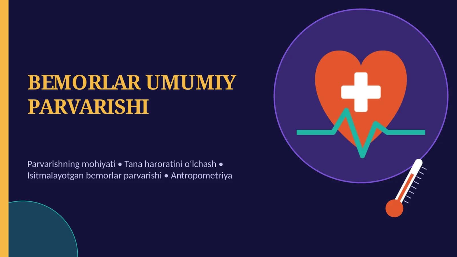 Bemorlar parvarishi 1