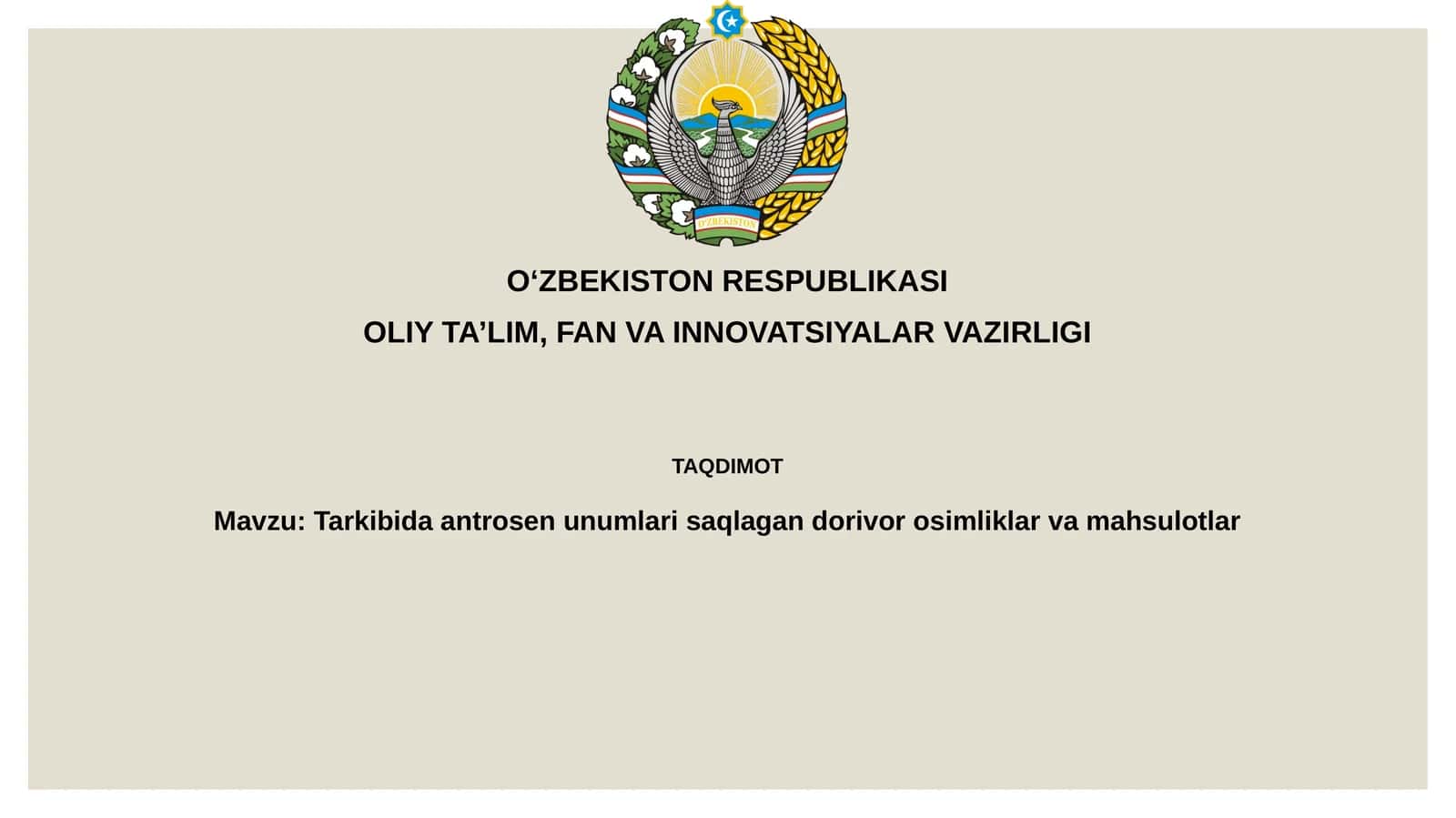 Antratsen hosilalari 1