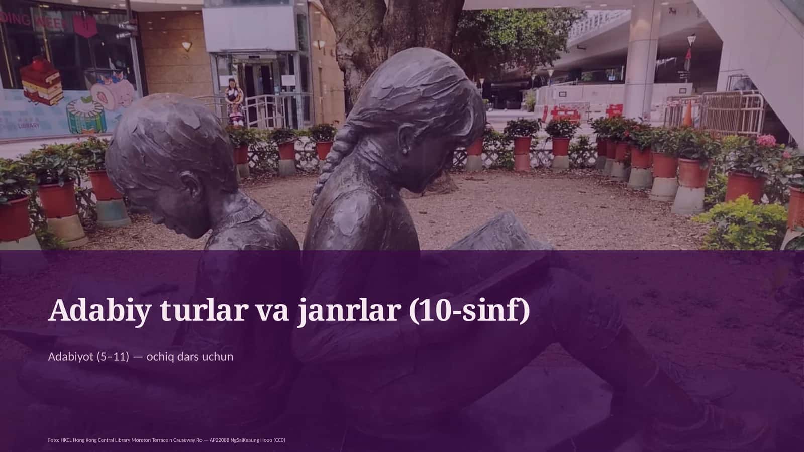 Adabiy turlar va janrlar (10-sinf) 1