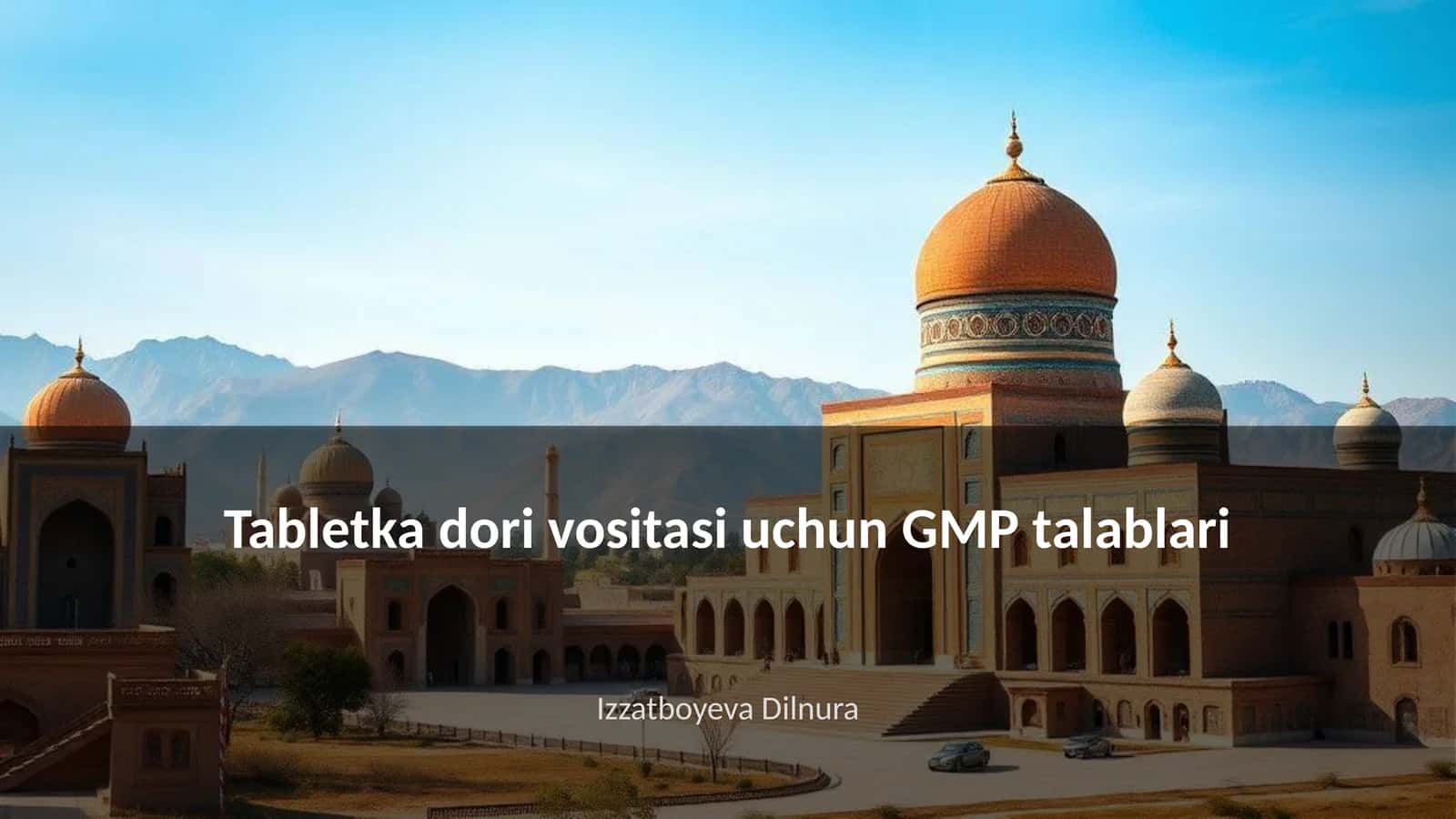 GMP talablari 1