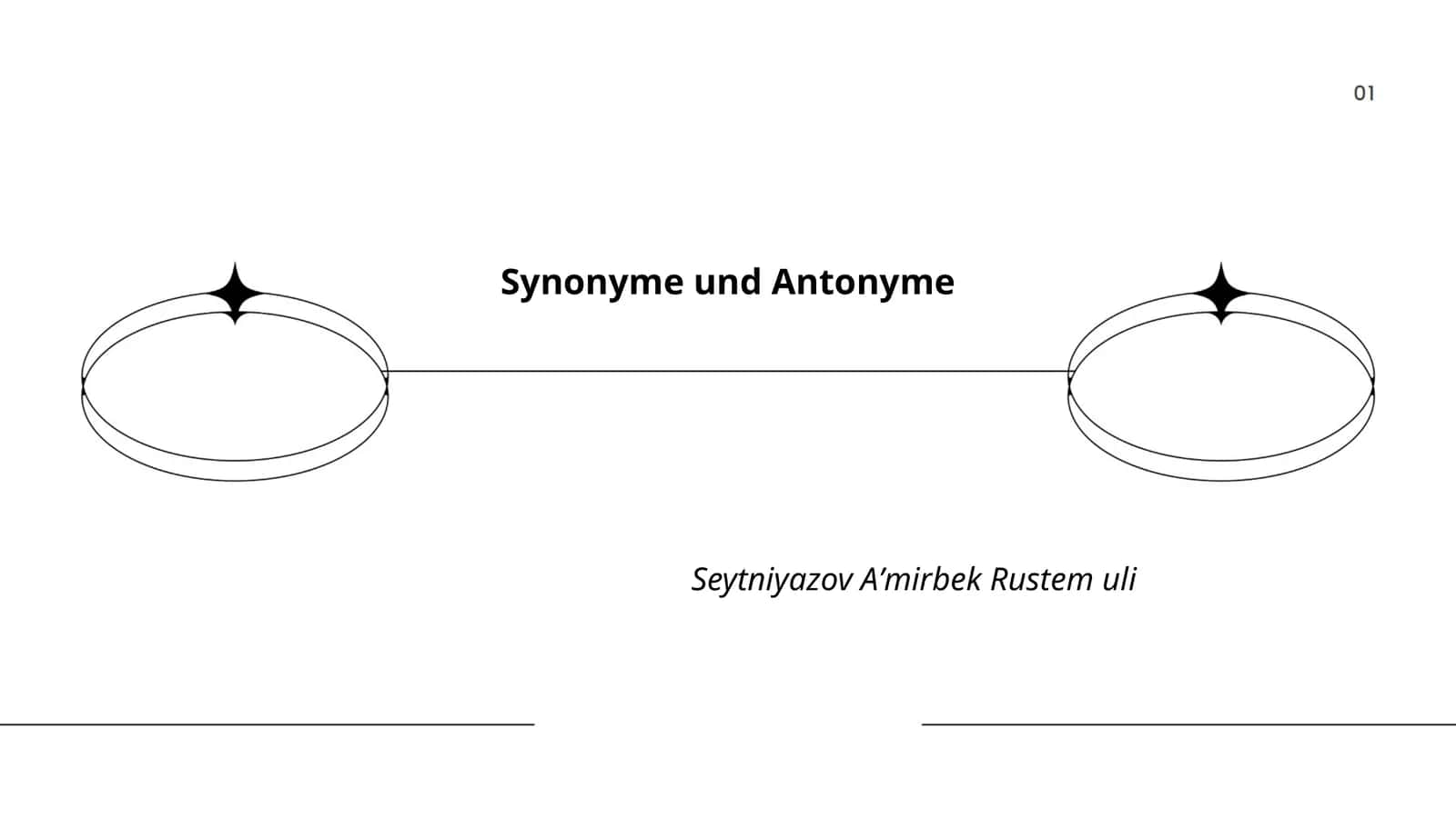 Synonyme und Antonyme 1