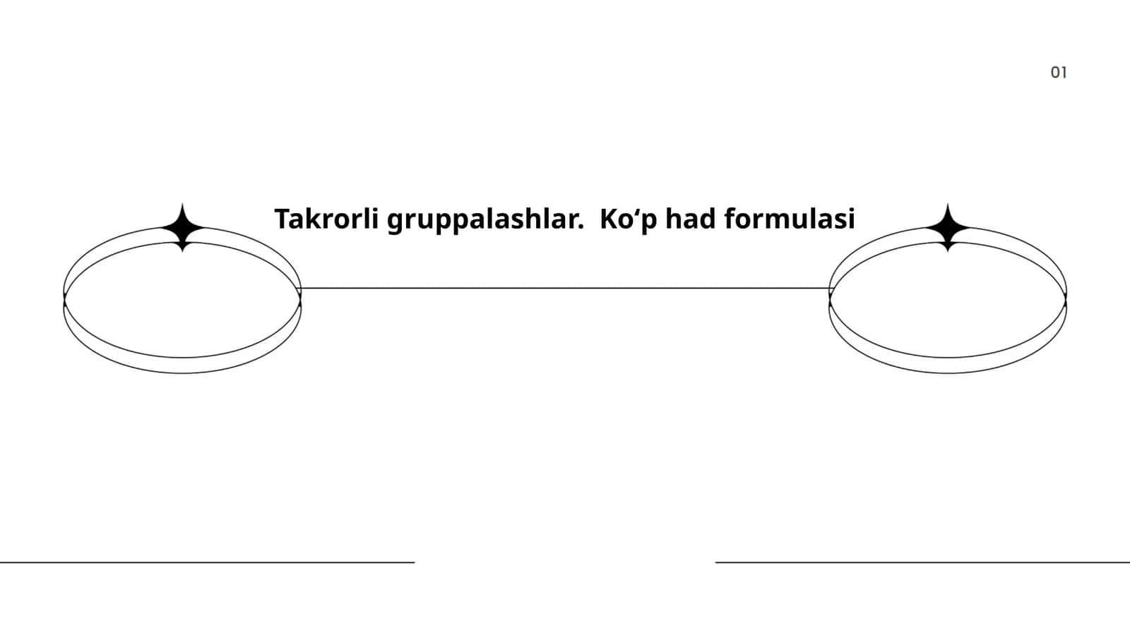 Takrorli gruppalashlar 1
