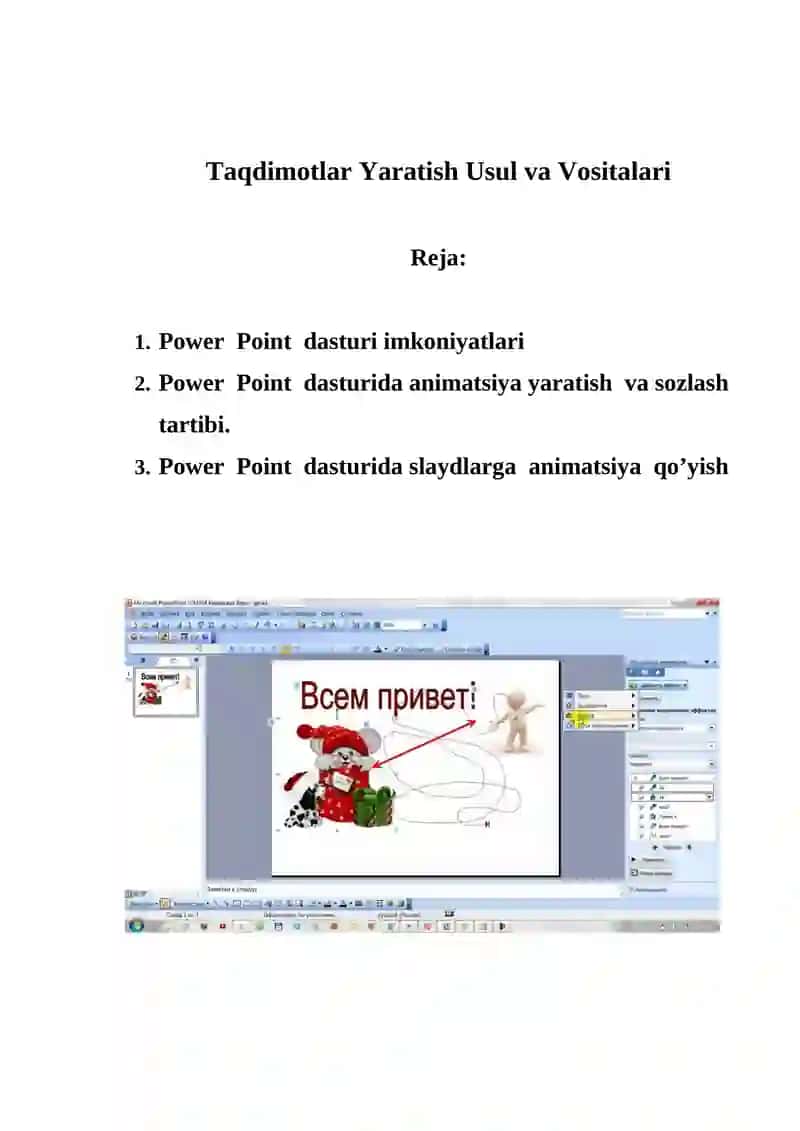 Power Point dasturi