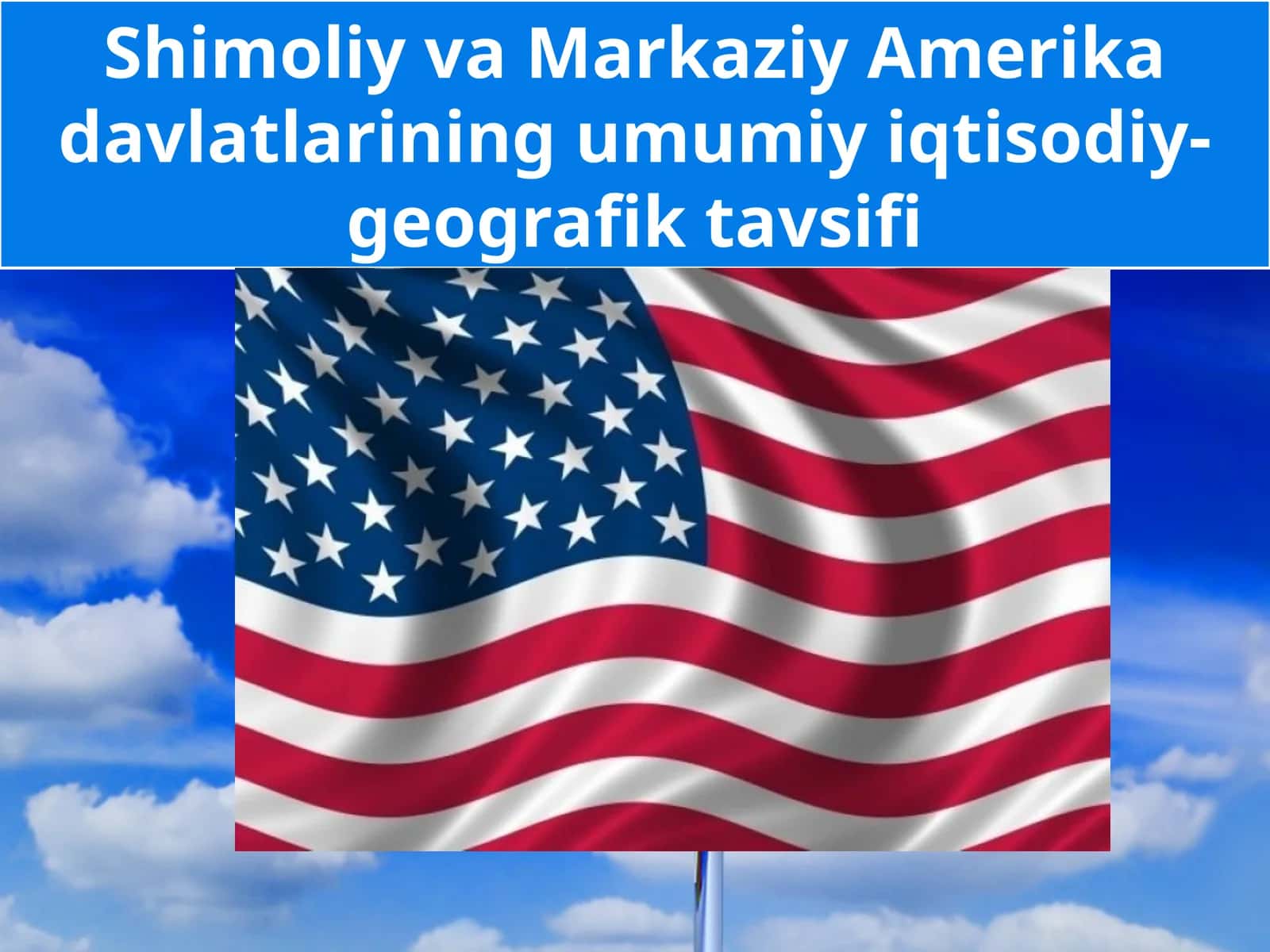 Shimoliy va Markaziy Amerika 1