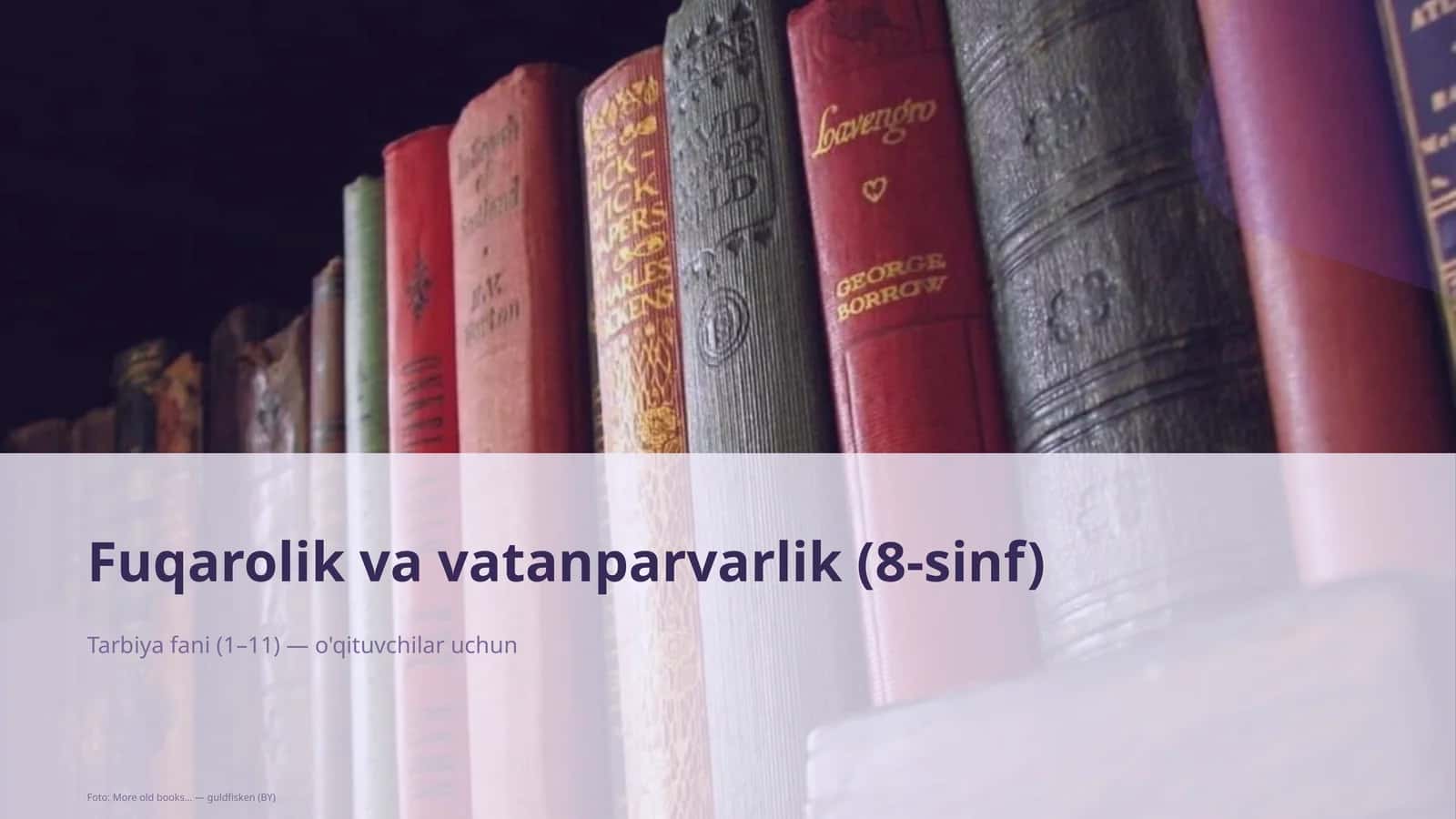 Fuqarolik va vatanparvarlik (8-sinf) 1