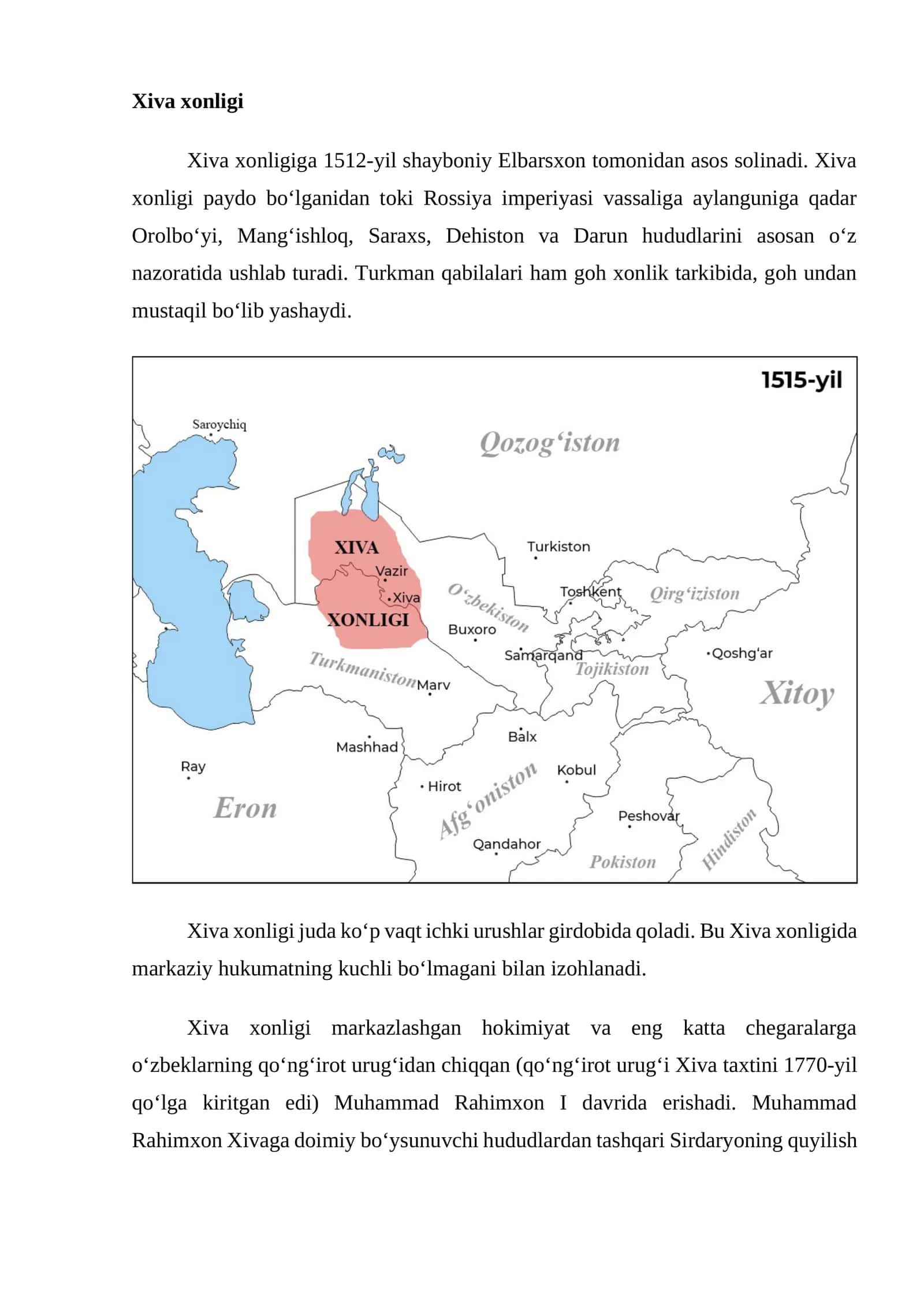 Xiva xonligi 1