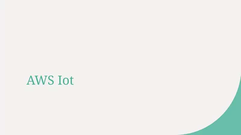 AWS IoT 1