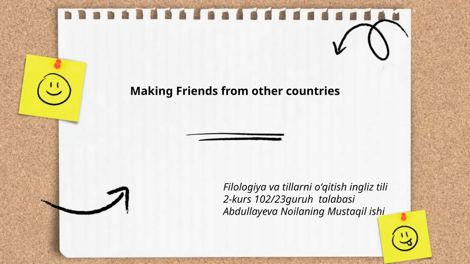 Making Friends from other countries 1