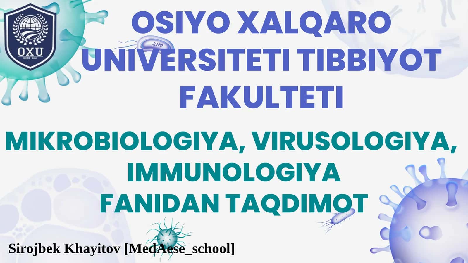 DIAREYAGEN VIRUSLAR, KLASSIFIKASIYASI, PATOGENEZI, LABORATORIYA TASHXISI. HAQIDA TO'LIQ MALUMOT 1