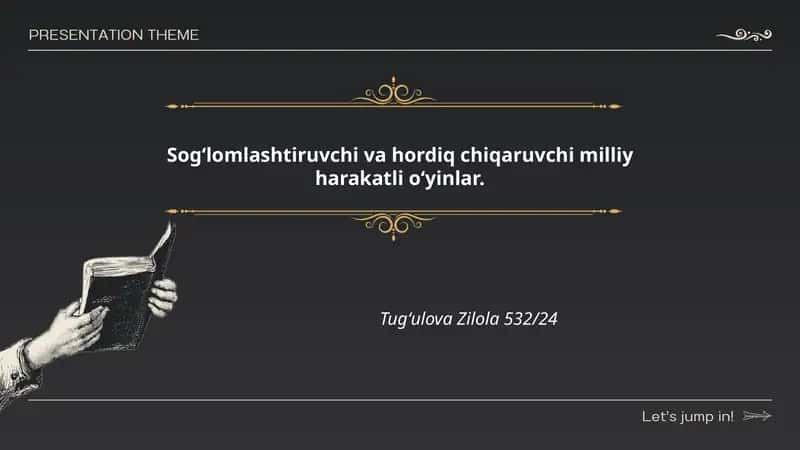 Milliy harakatli oʻyinlar 1