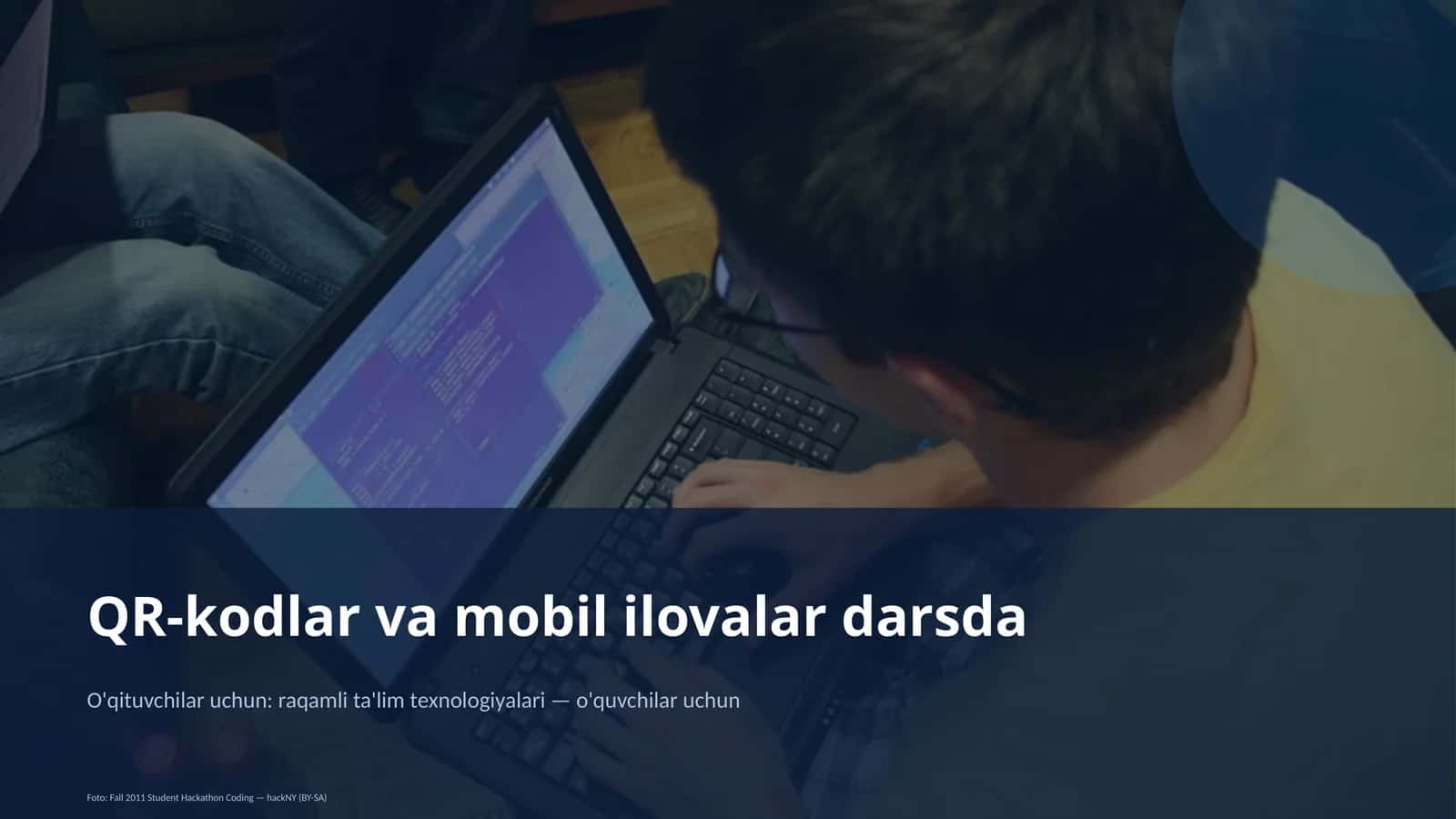 QR-kodlar va mobil ilovalar darsda 1