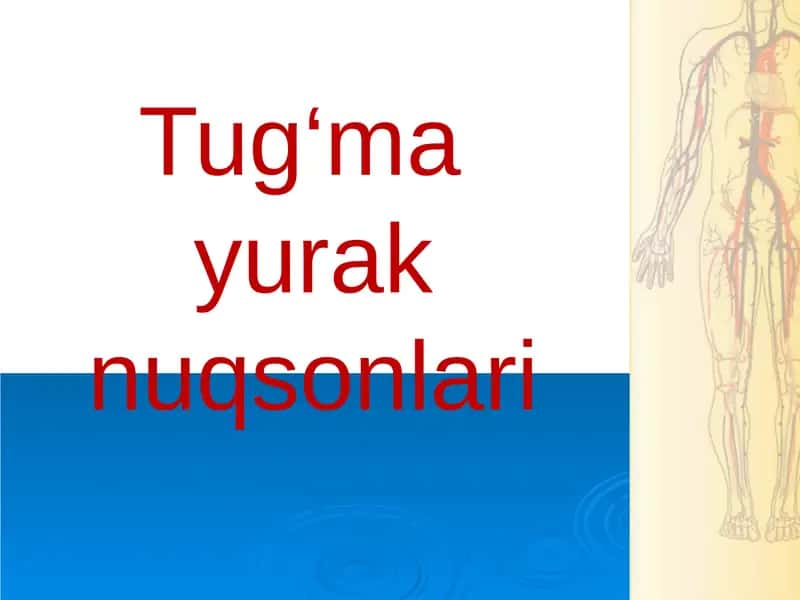 Tug‘mayurak nuqsonlari 1