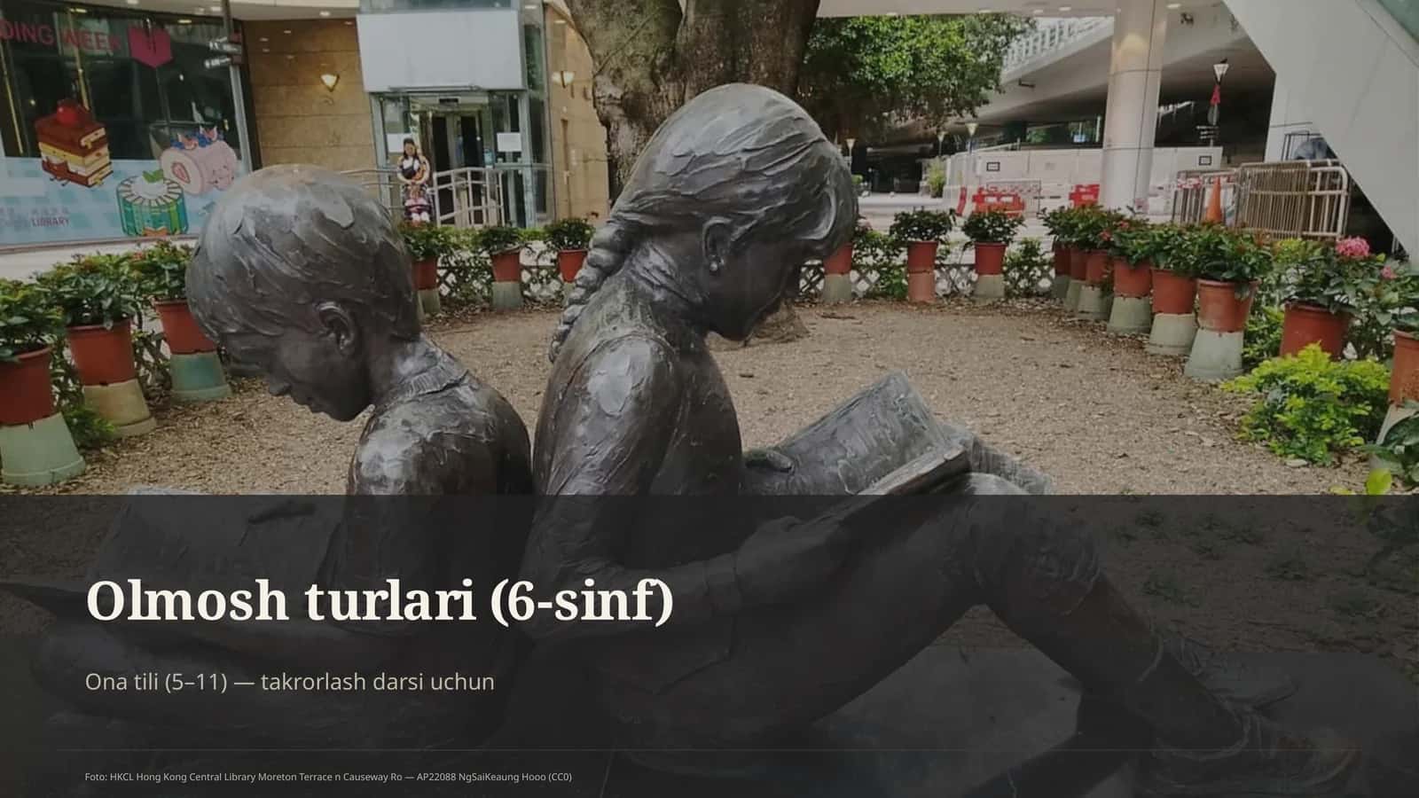 Olmosh turlari (6-sinf) 1