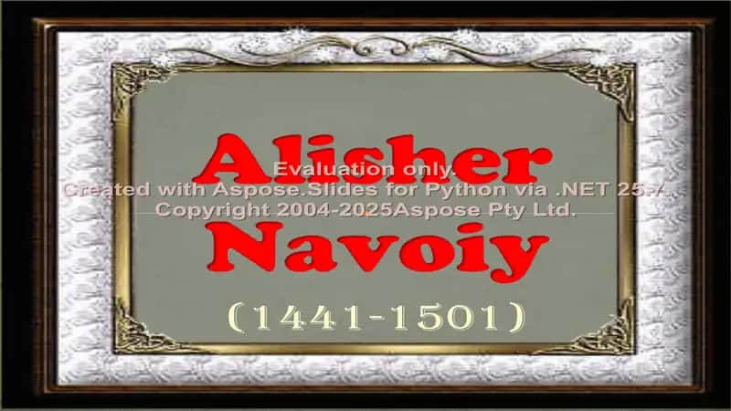 Alisher Navoiy 1