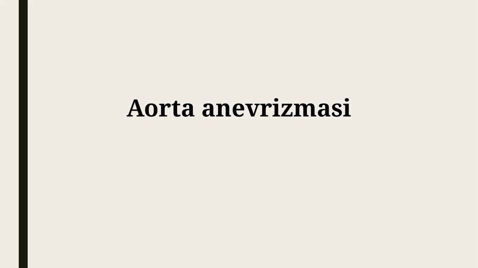 Aortaanevrizmasi 1