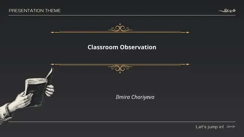 Classroom Observation 1