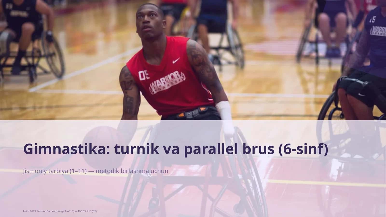 Gimnastika: turnik va parallel brus (6-sinf) 1