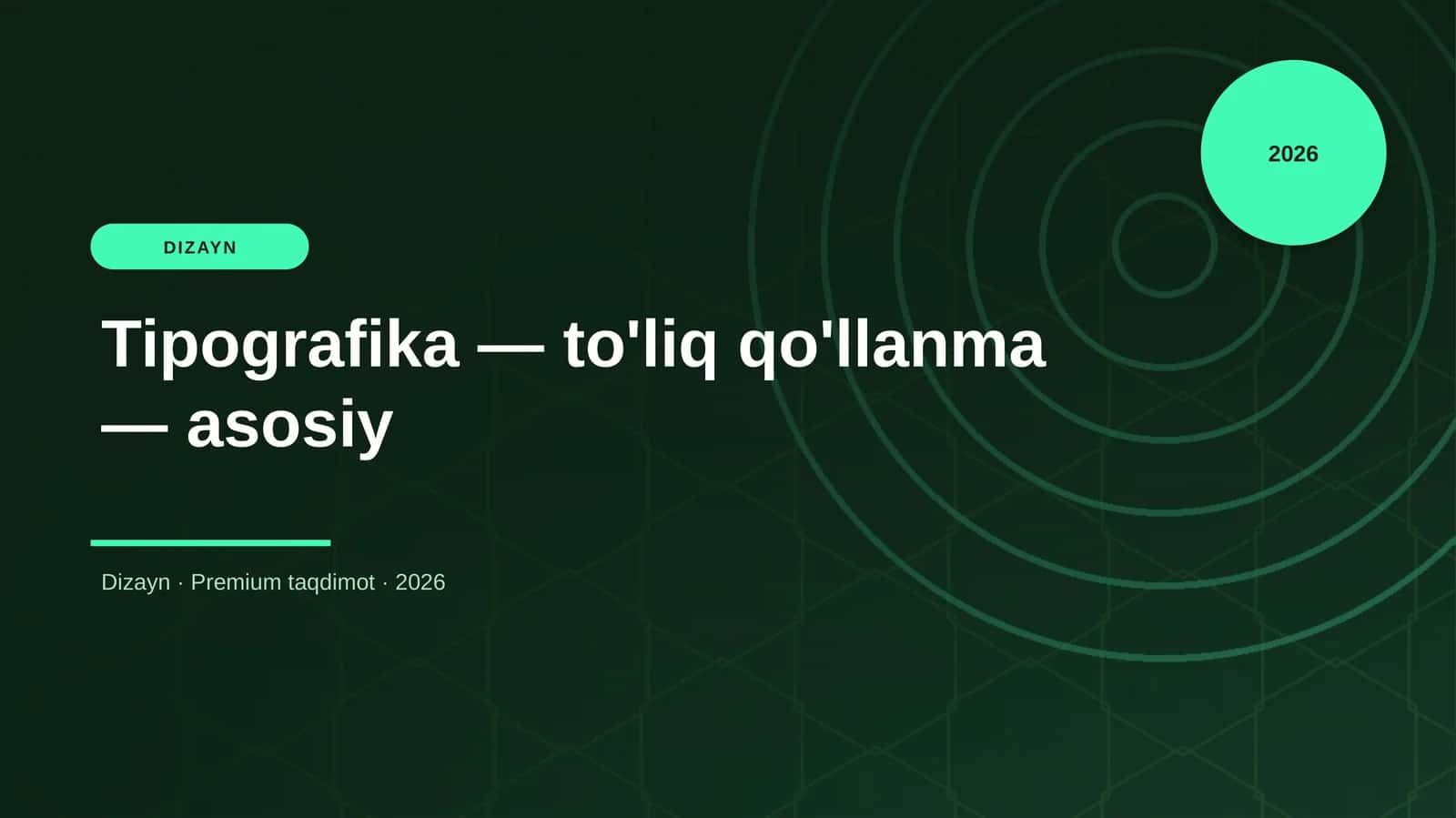 Tipografika — to'liq qo'llanma — asosiy 1