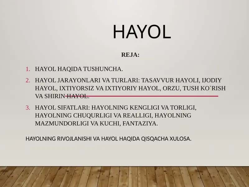 Hayol 1