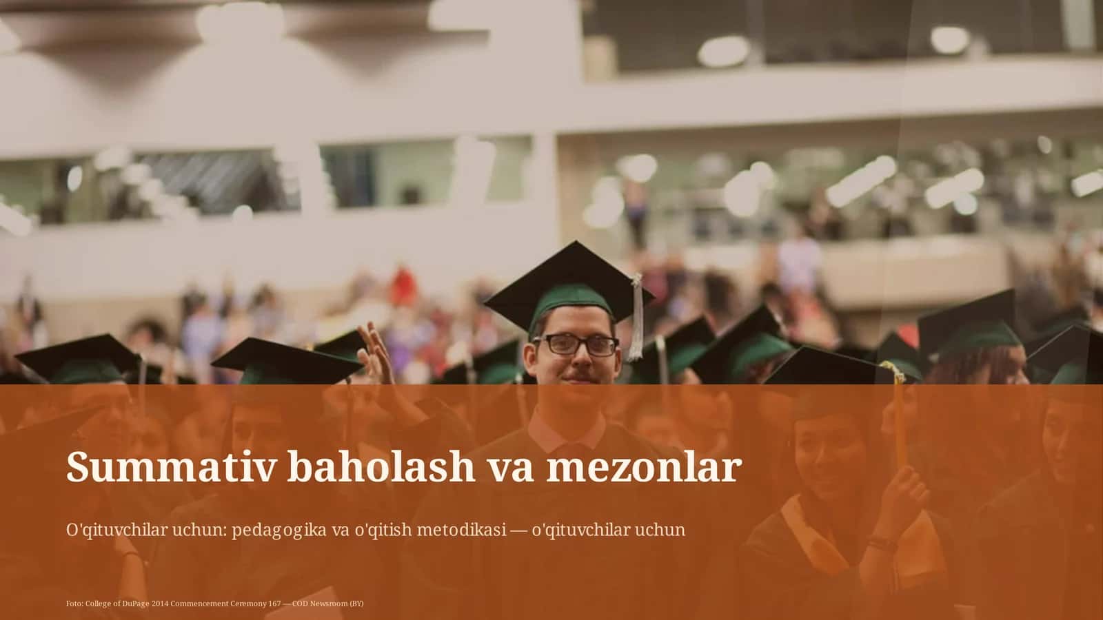 Summativ baholash va mezonlar 1