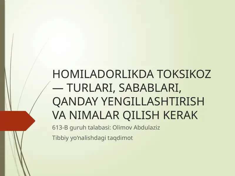 HOMILADORLIKDA TOKSIKOZ 1